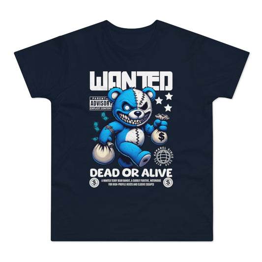 Wanted “Dead or Alive” Bear Graphic T-Shirt