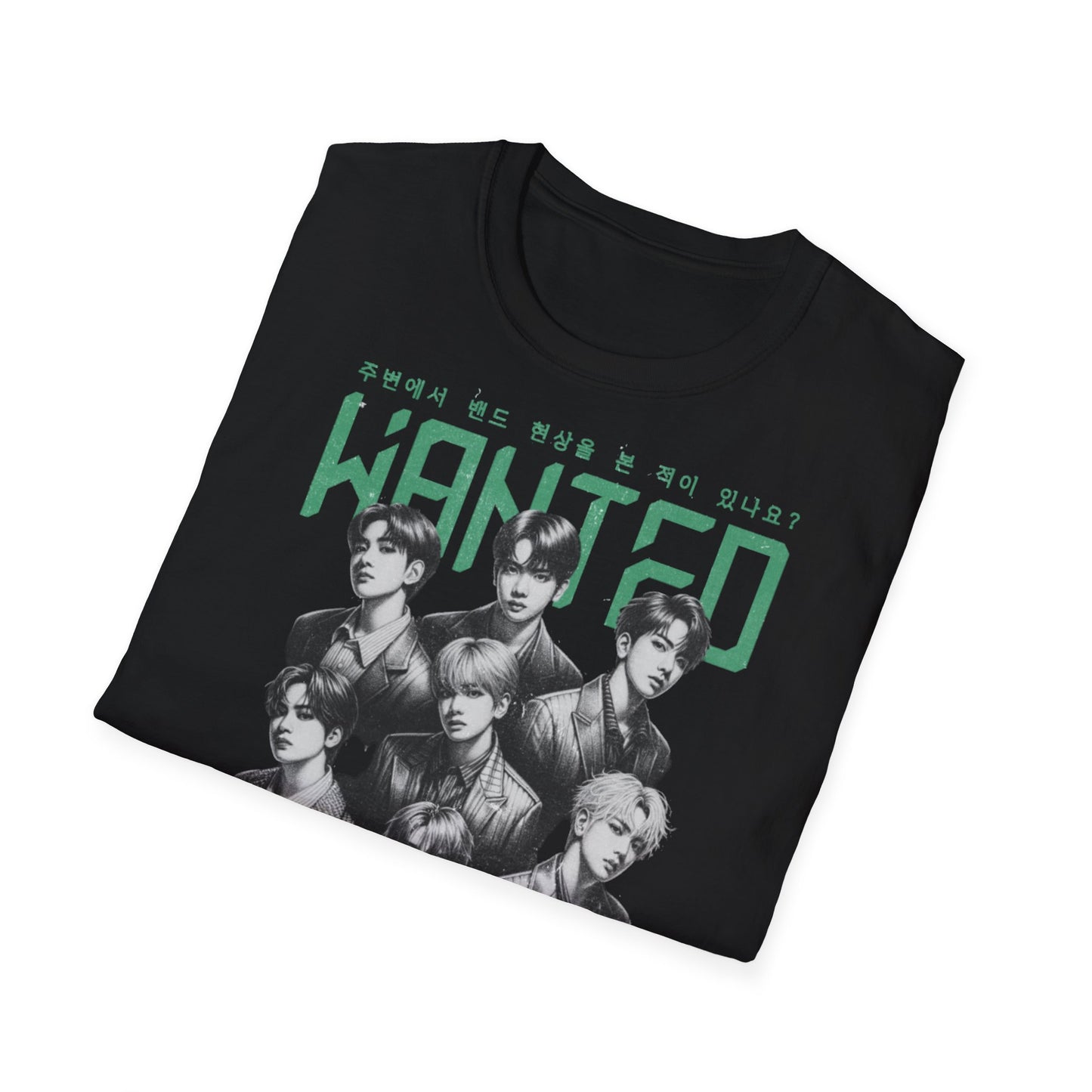 Wanted K-Pop Group Photo Tee — "Somewhere Around the World"