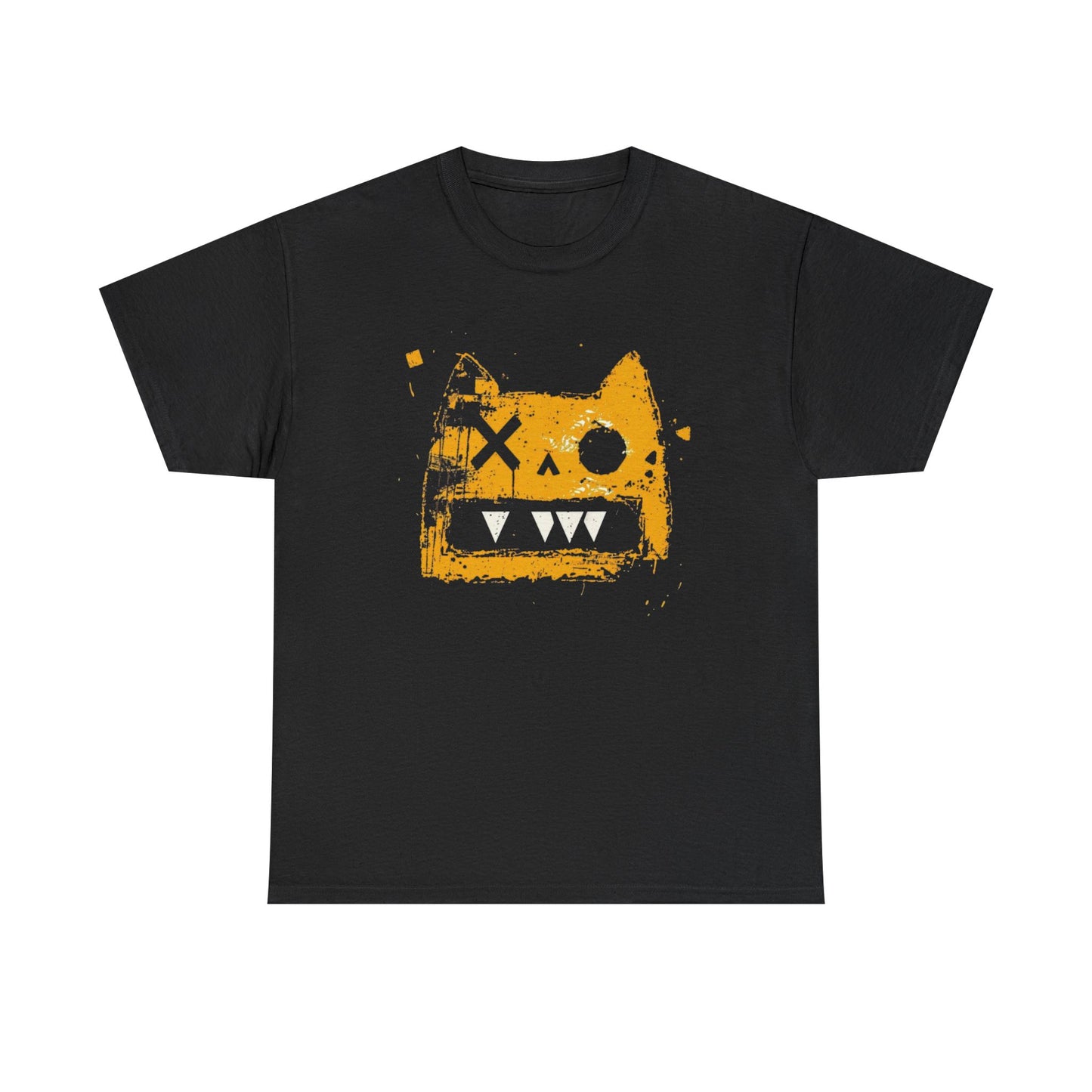 Edgy Cat Design T-shirt