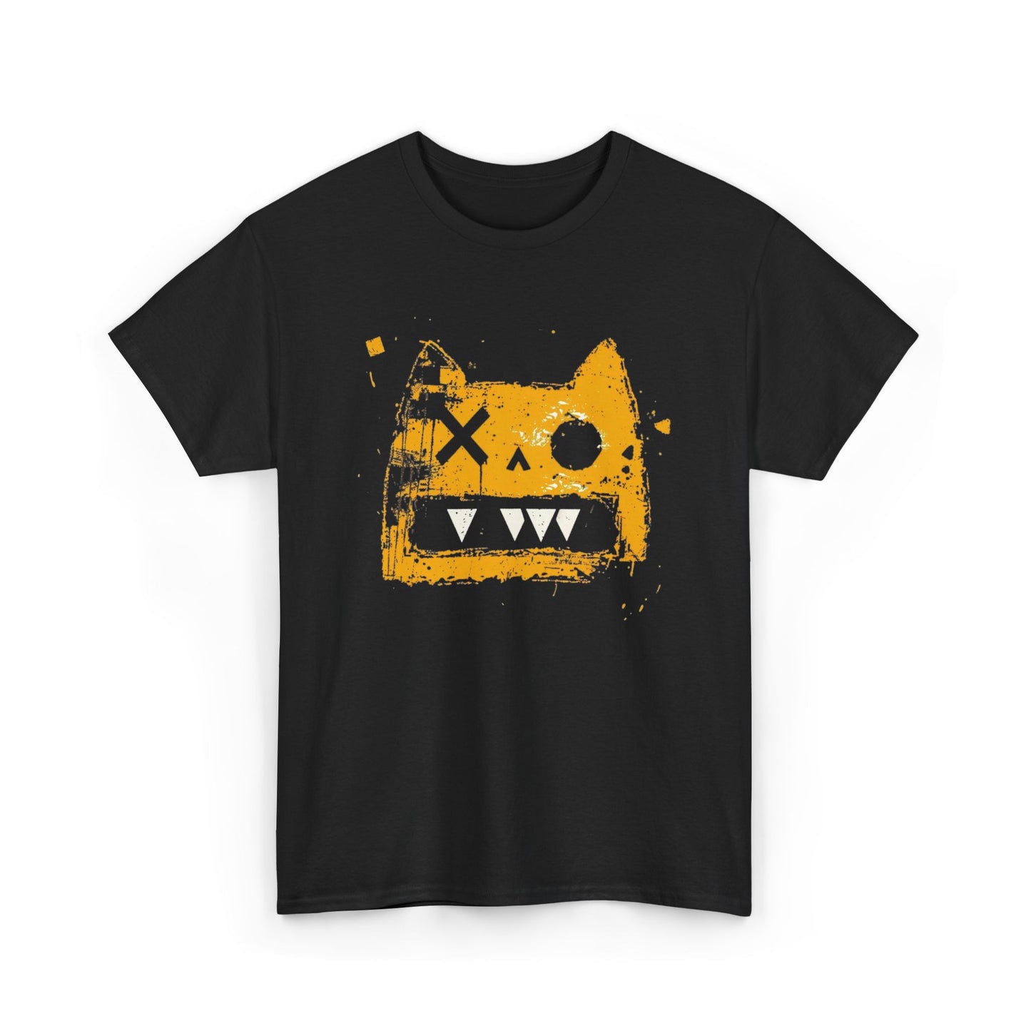 Edgy Cat Design T-shirt