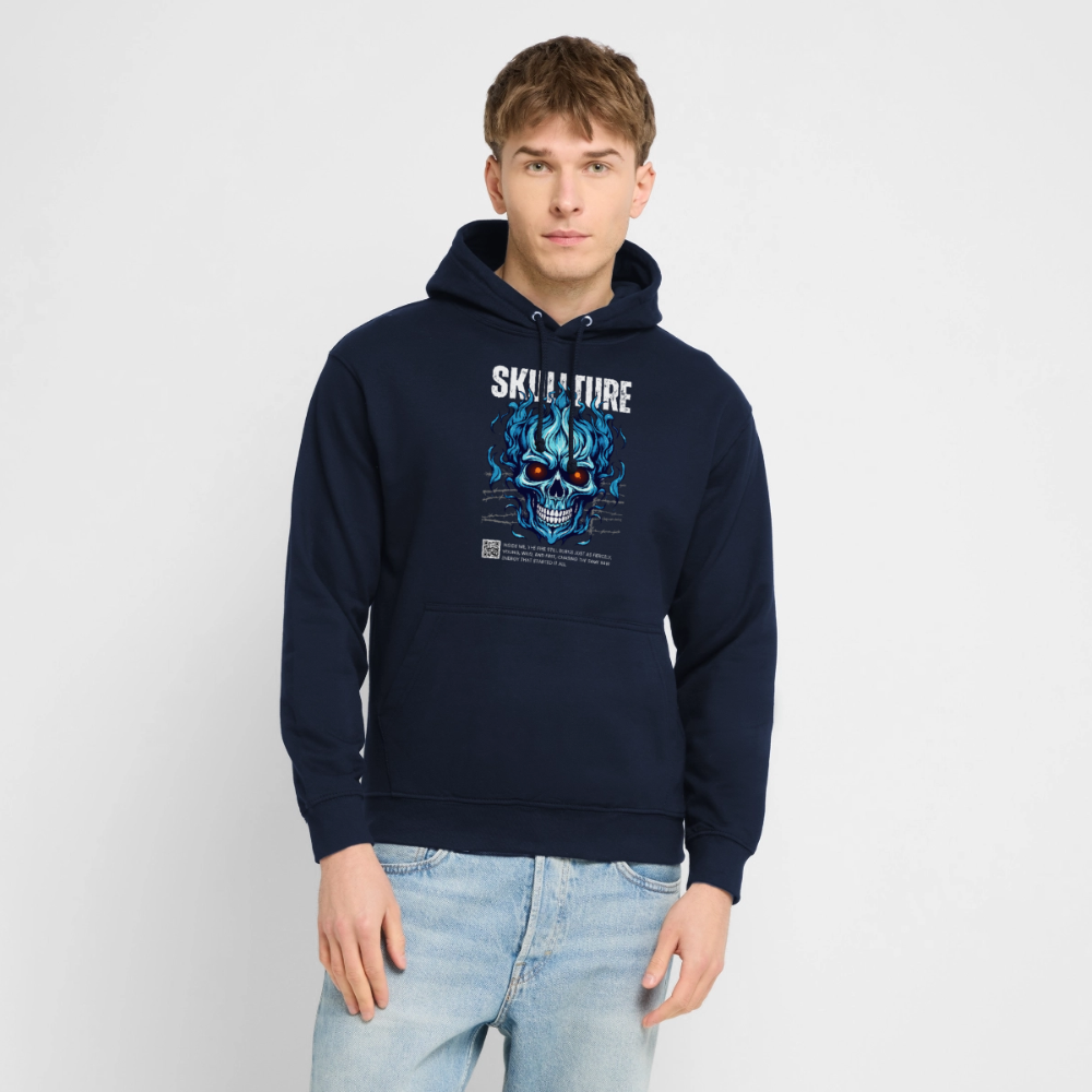 SKULLTURE Unisex Hoodie - navy