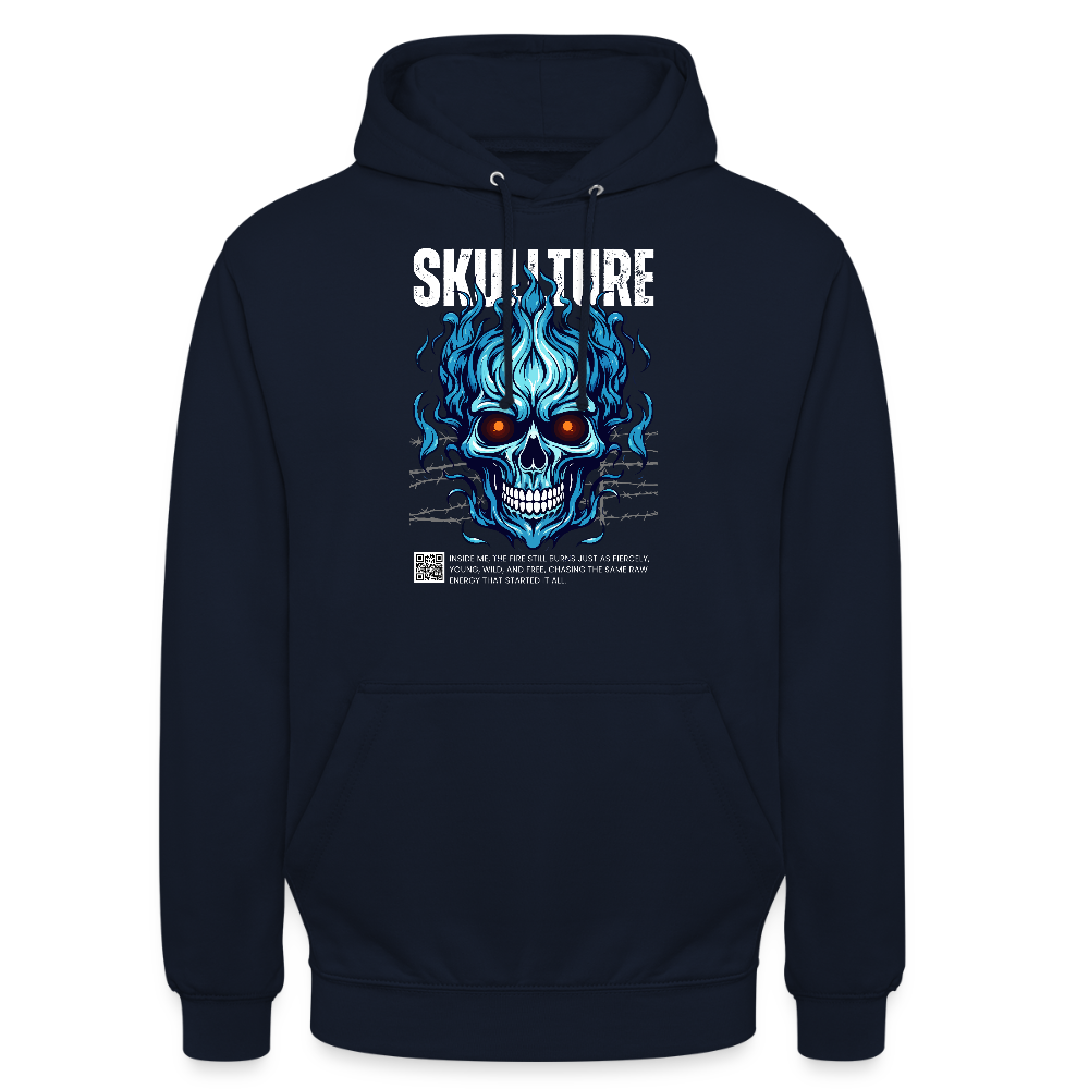 SKULLTURE Unisex Hoodie - navy