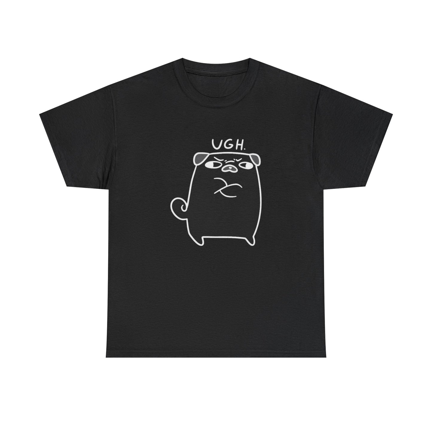 Comfy Pug Graphic T-shirt