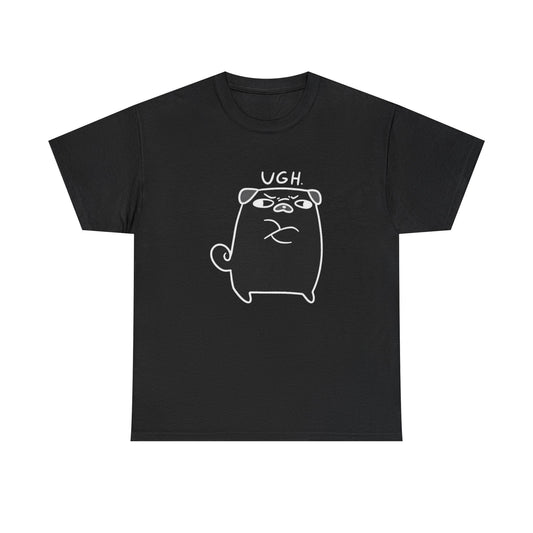 Comfy Pug Graphic T-shirt