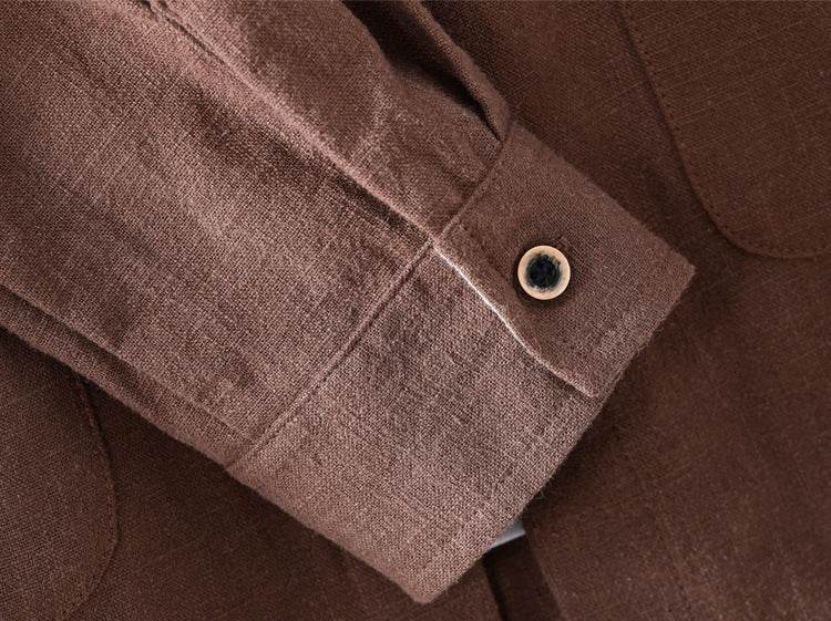 Linen Cardigan Shirt