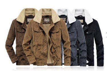 Thick Ribbed Velvet Jacket