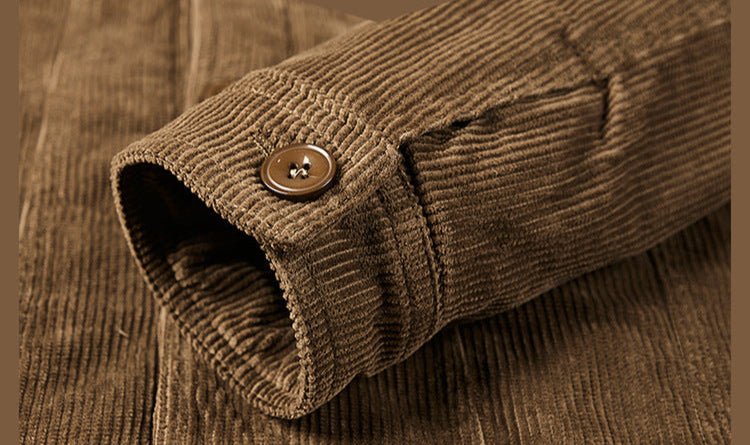 Thick Ribbed Velvet Jacket