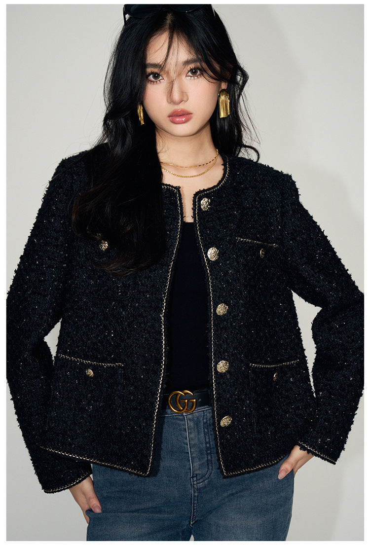 Short Tweed Wool Jacket