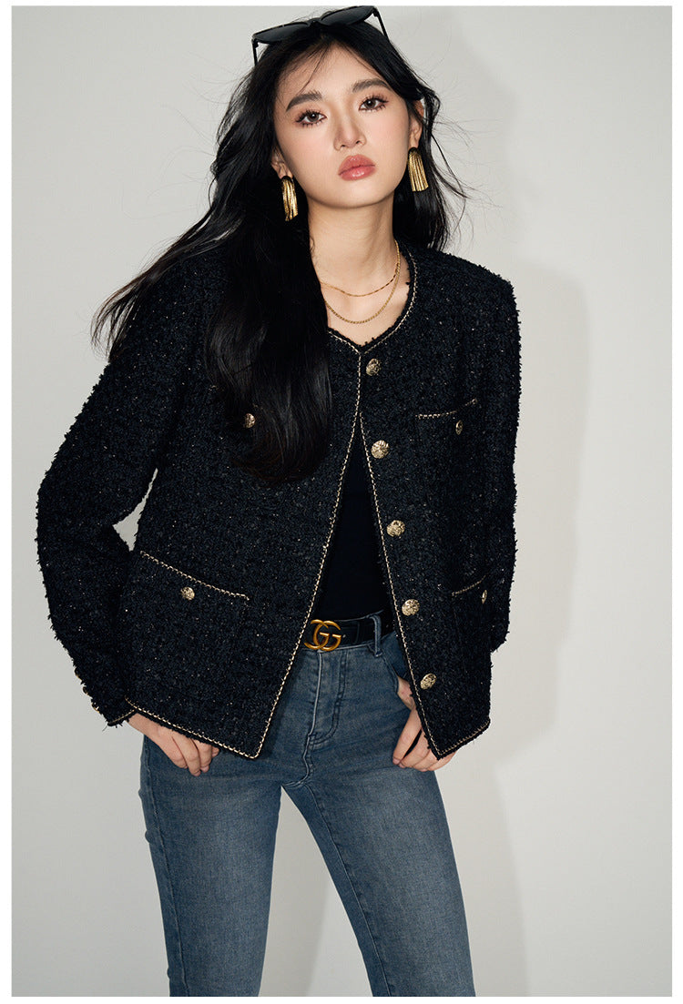 Short Tweed Wool Jacket